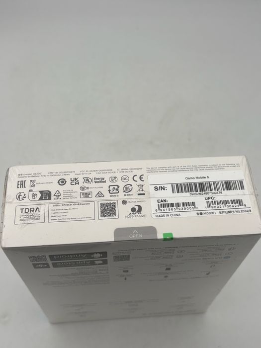 DJI Osmo Mobile 6, 3 Axe, Negru, sigilat, transport inclus