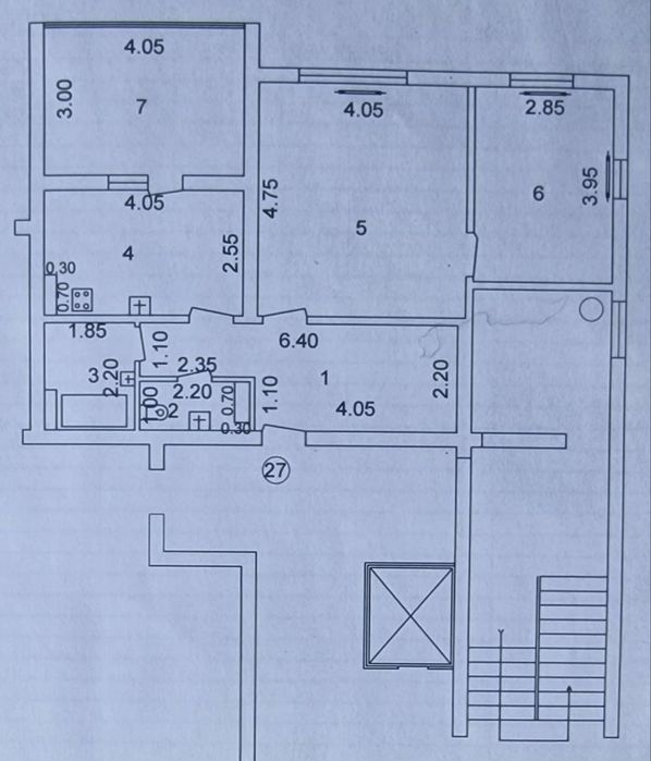 СпецПлан Юнусабад 9кв 2/7/9 70м² Ориентир Конечка