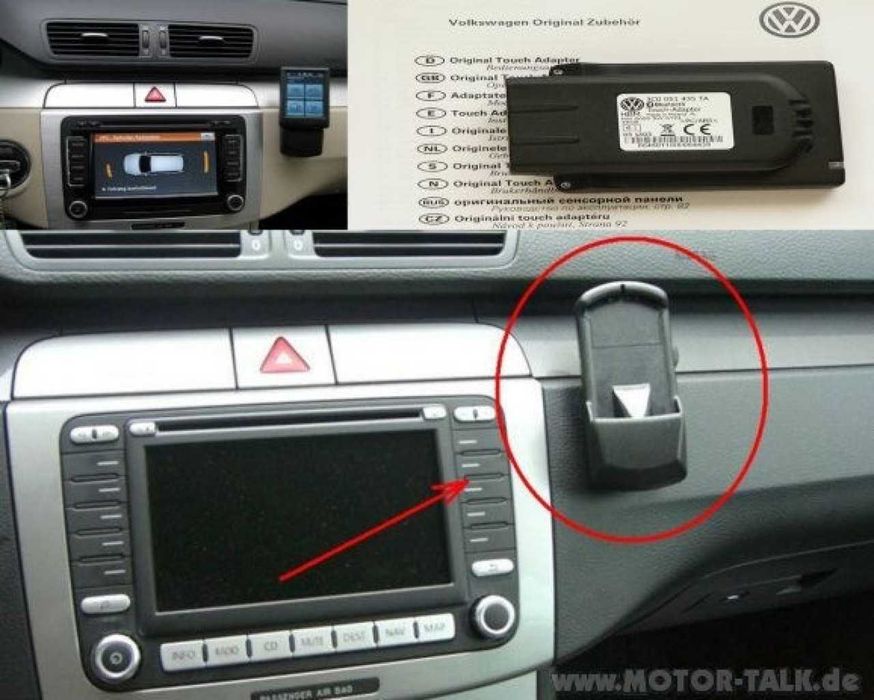 Adaptor BLUETOOTH Original Vw cu Touchscreen