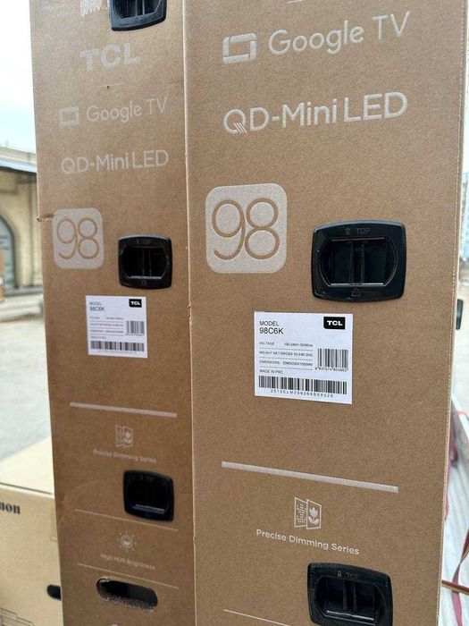 Телевизор TCL 98 Mini-Led 144Hz SmartTv самый низкий цена + кронштейн