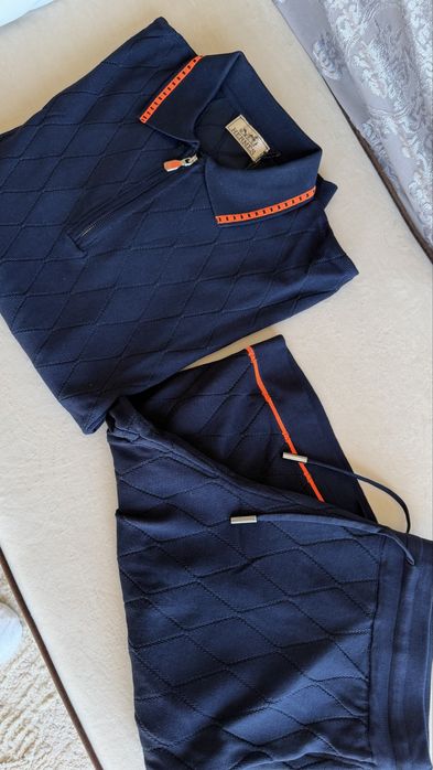 Тъмно син комплект Hermes