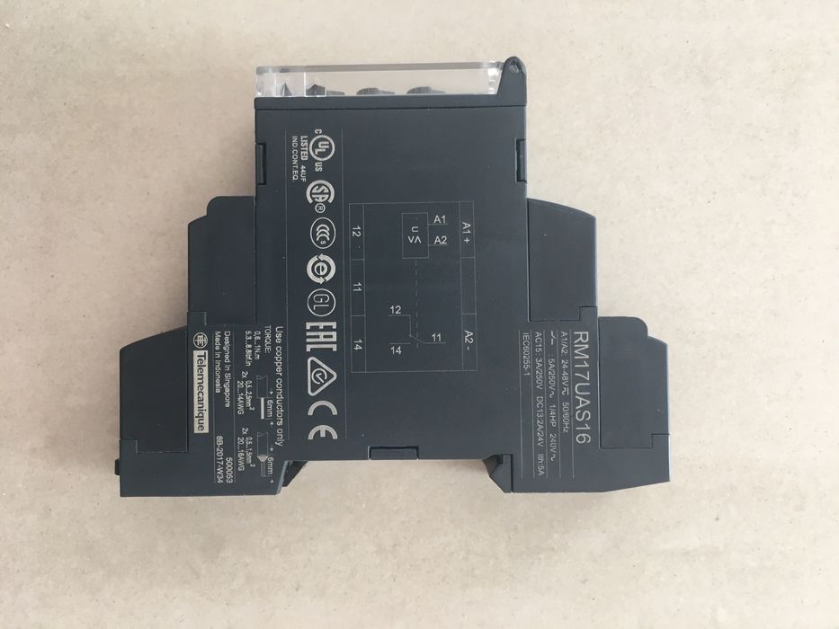 Releu control tensiune RM17UAS16 Schneider Electric
