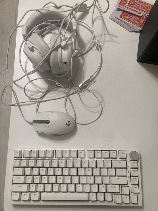 Клавиатура, мышь, наушники