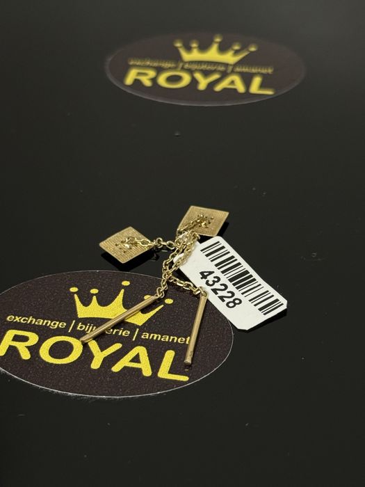Bijuteria ROYAL : Cercei AUR 14K / 1.68 GR