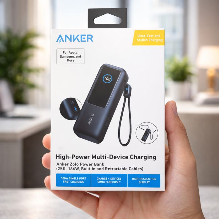Anker Power Bank 165w 25000mAh GaN Prime. Есть доставка