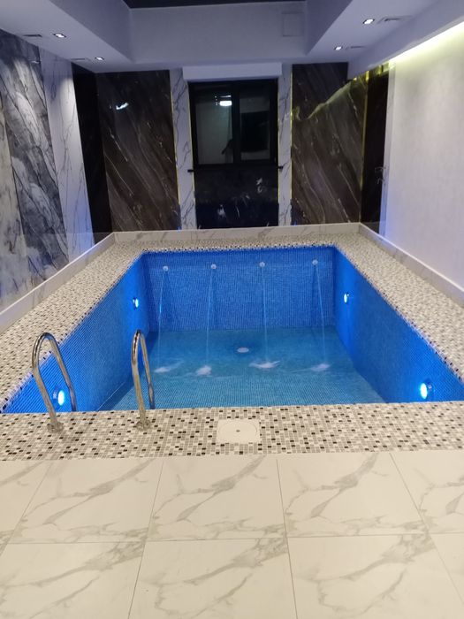 Фонтан бассейн с нуля. Маелика териш.Филтр насос,теплообменник,шаршара