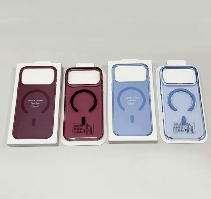 Iphone 17 PRO 17 PRO MAX 18 PRO 18 PRO MAX - Husa Magsafe Translucent Plastic Slim