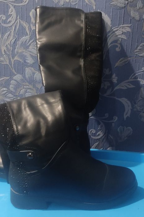 Сапоги осенние на замке