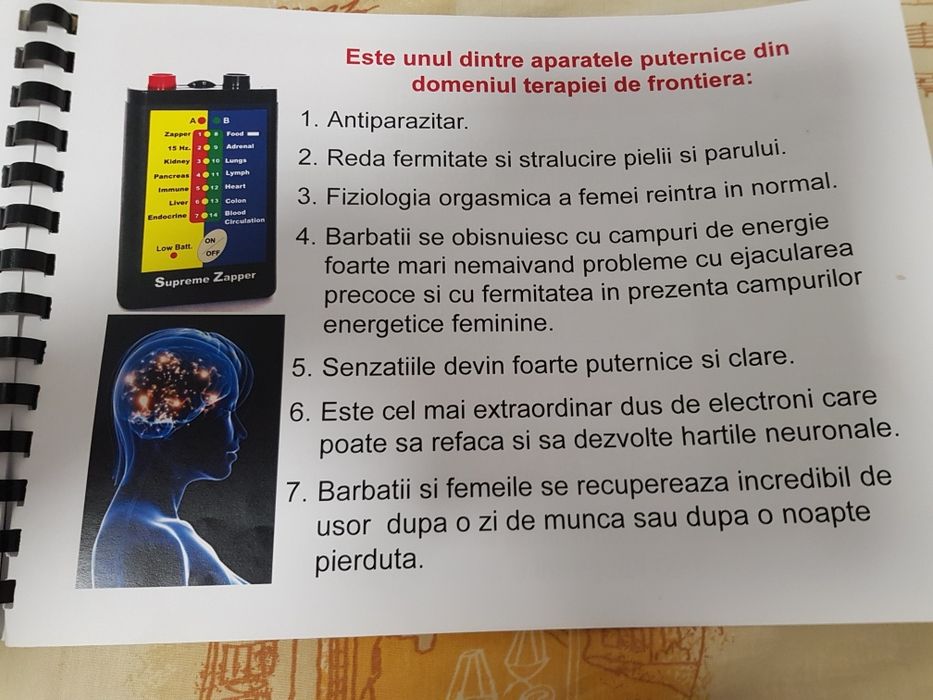 Aparat terapie Teslatron  nou