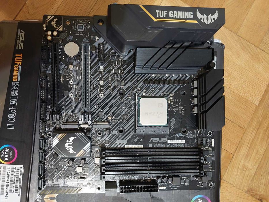 AMD Ryzen 7 5800X + Asus TUF B450M Pro II