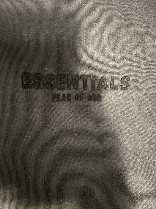 Hanorac Essentials Fear of God – Negru, M NOU cu etichetă