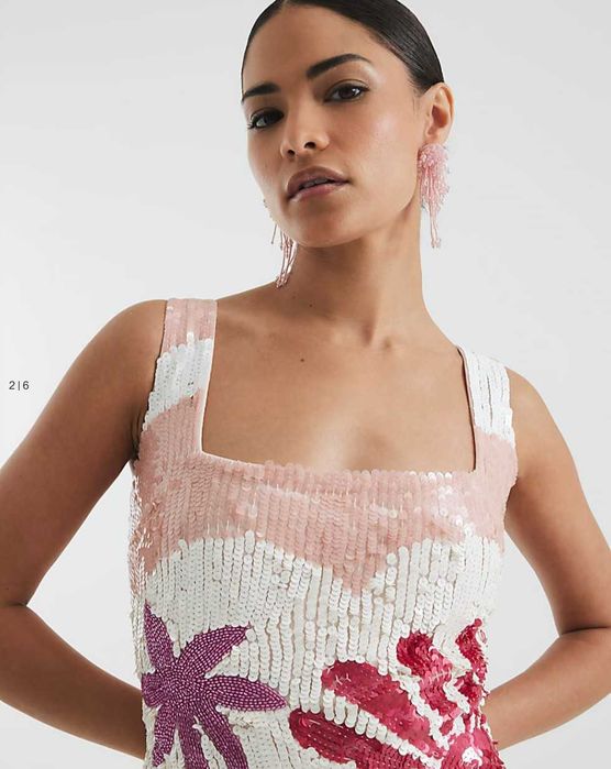 НОВА Рокля Туника RIVER ISLAND Лятна Коктейлна Ежедневна S/M