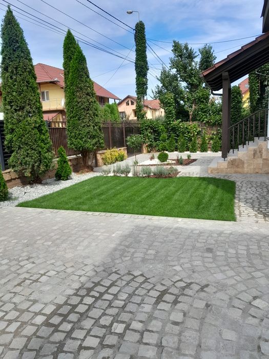 Amenajari gradini / Gazon Rulou / Sistem de irigații