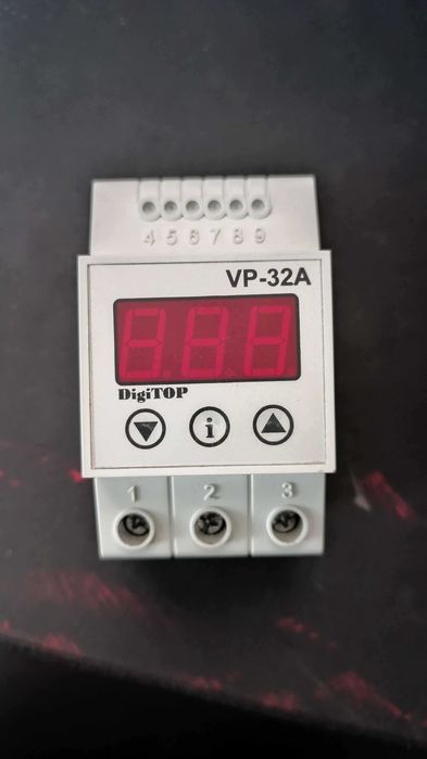 Releu de protectie tensiune monofazat 32A DigiTop VP-32A