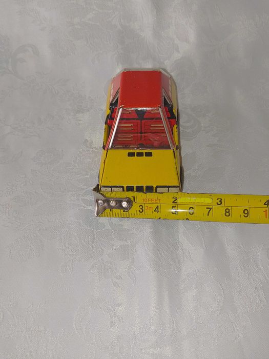 Стара   Руска Ламаринена Играчка,  Количка