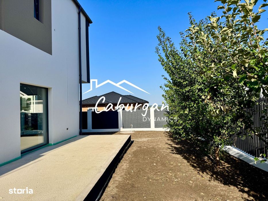 Casa individuala cu 4 camere, 130mp utili+terasa (19mp), teren 360mp
