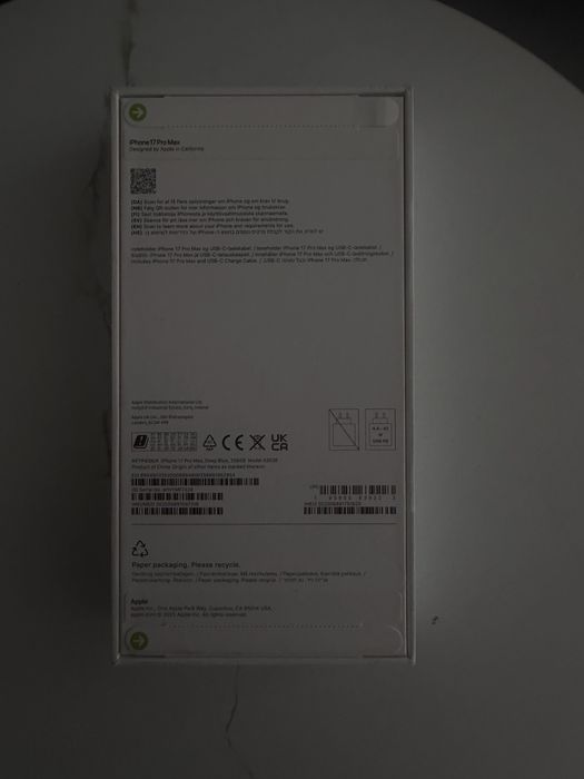 Iphone 17 Pro Max 256 gb
