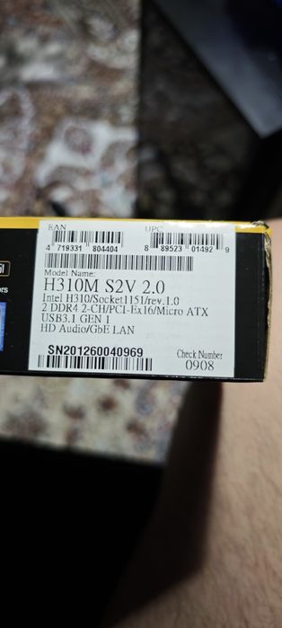 Мат. Плата H310M S2V 2.0