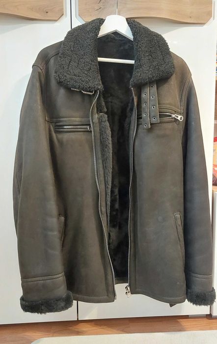 Geaca piele miel / cojoc scurt piele oaie imblanit