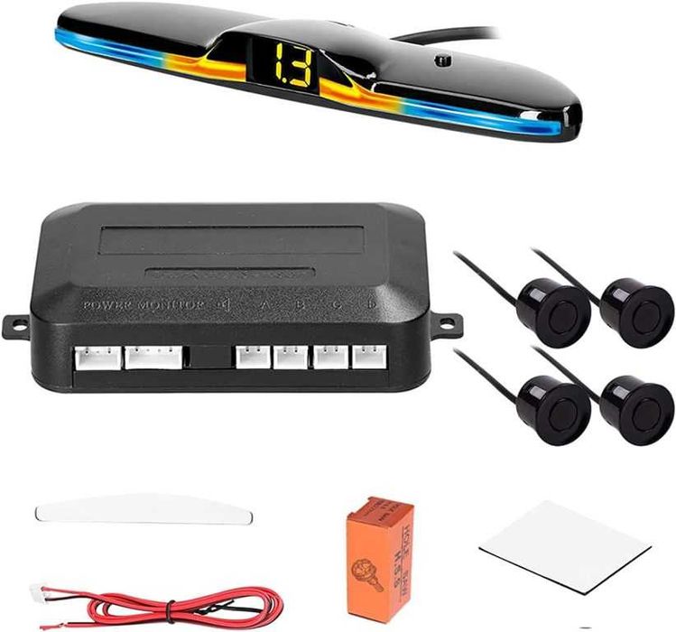 Парктроник с LED SLIM Display и звукова сигнализация с 4 сензора.