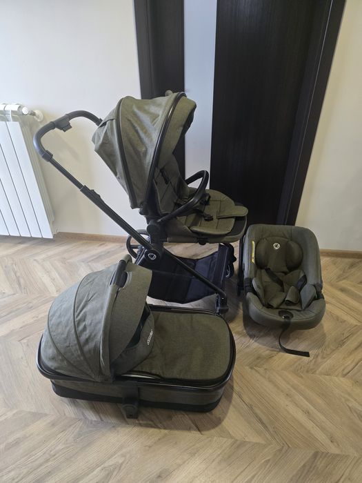 Carucior 3 in 1 Coccolle Lissia cu trei piese distincte