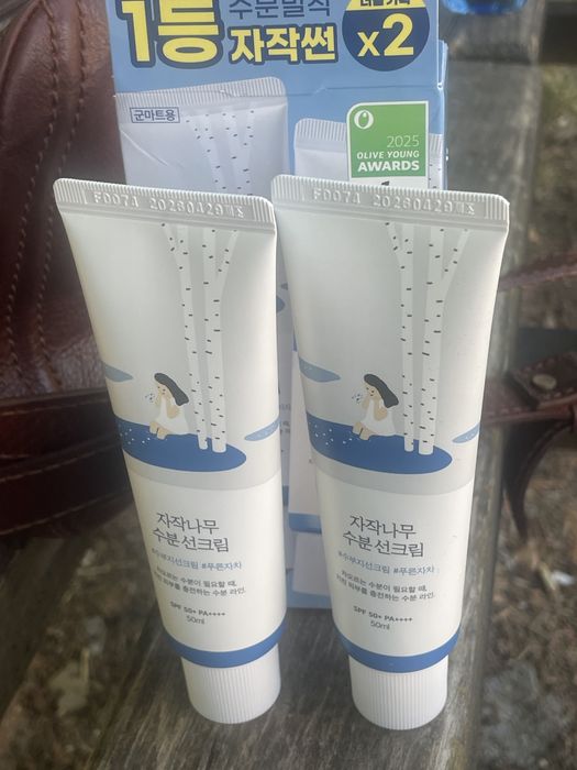 Слънцезащитен крем 2 бр.Round Lab Birch Juice Moisturising