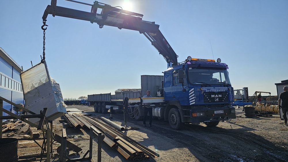 Манипулятор длинномер 12 тонн 13.6 м  , погрузчик 5 тонн 3 куб