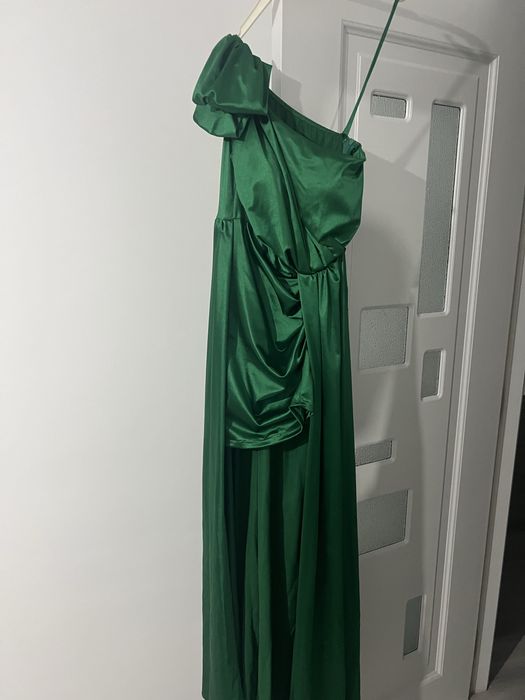 Rochie eleganta verde regal