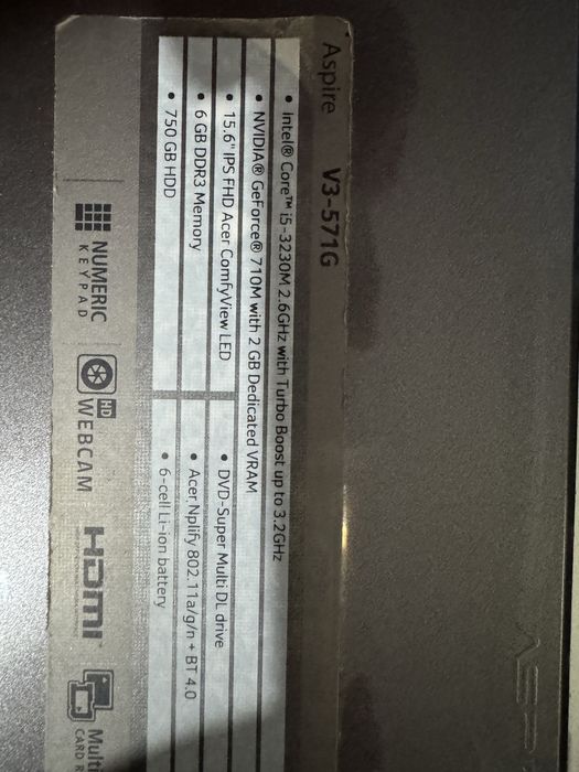 Продам ноутбук Acer