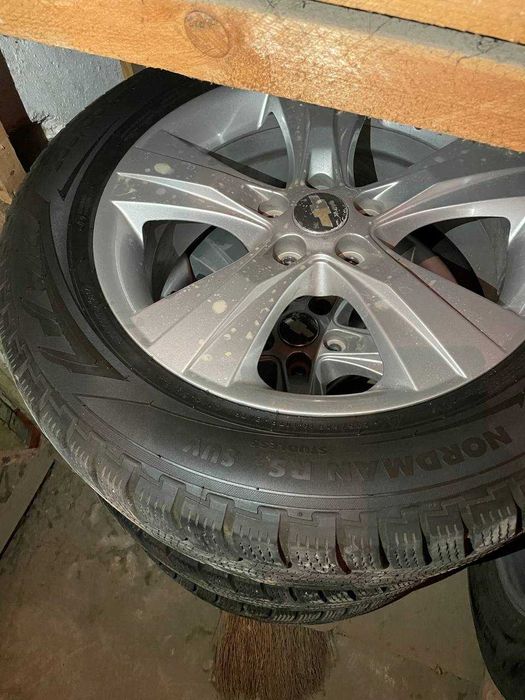 Зимние покрышки финского производства Nokian, с дисками от Captiva 2 !