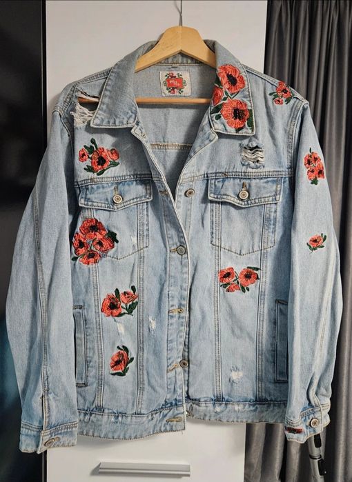 Geacă denim oversize