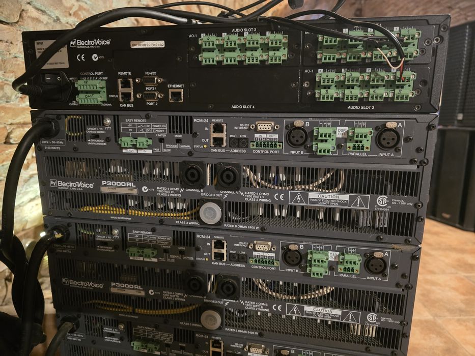 Amp Electrovoice P3000RL/Dynacord Dpa4140/EV NetMax N8000