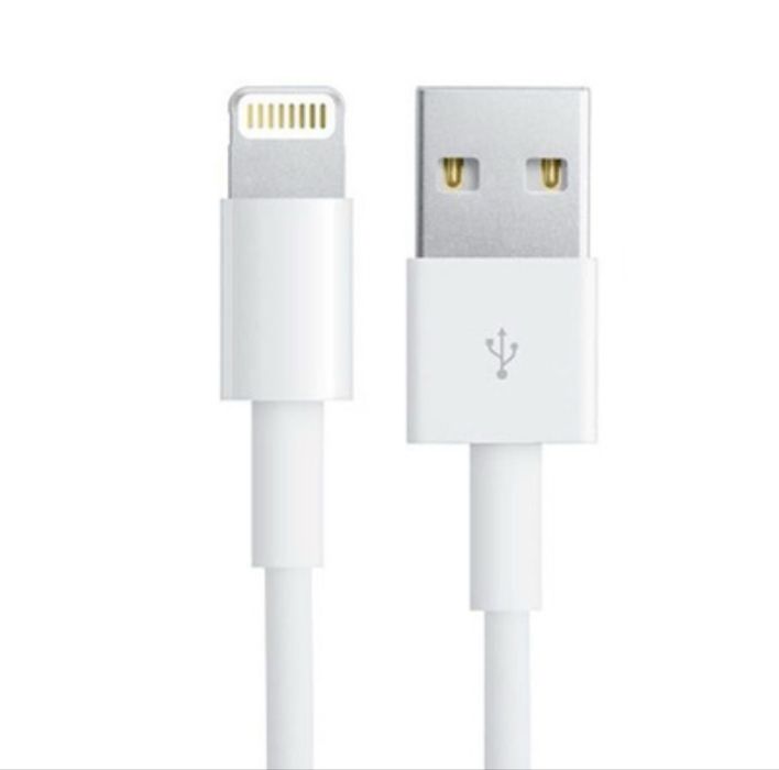iPhone үшін Lightning USB кабель (жаңа) тез зарядтайды.