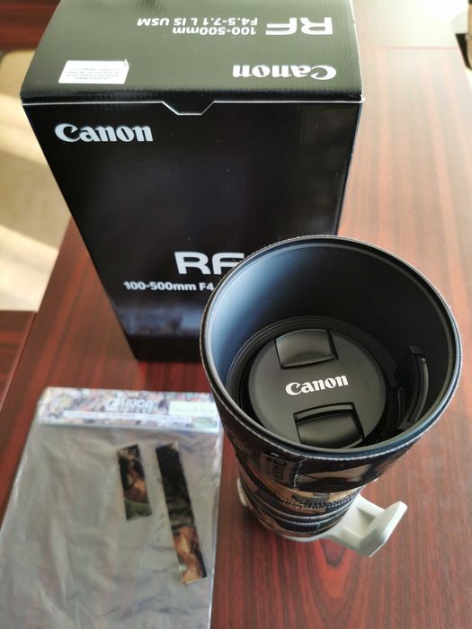 Canon RF 100-500mm f/4.5-7.1 L IS USM (ca nou, garantie Ro)