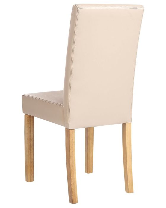 Set 4 scaune dining din piele ecologică, Beliani ,pret/set