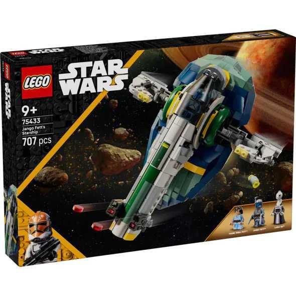 Lego Star Wars - Джедайски прехващач Асока/ Космически кораб на Джанго Фет (75433)/ Бунтовнически изтребител U-Wing/ SMART Play