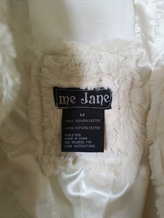 Пухено дамско палто