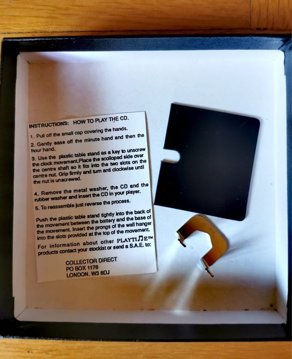 Колекционерски Часовник музикален диск на The Rolling Stones рядък !