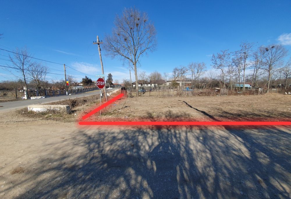 Loc de casa - Teren intravilan de vanzare - 561 mp - Comuna Sarbeni Teleorman - 60 km de Bucuresti