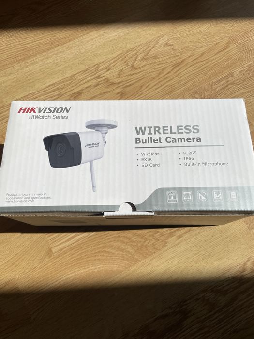 Camera supraveghere exterior WiFi Hikvision Hiwatch 2 MP, microfon