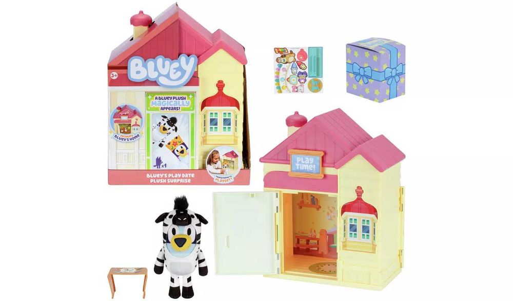 BLUEY Къщата на Блуи с фигурка плюшена играчка