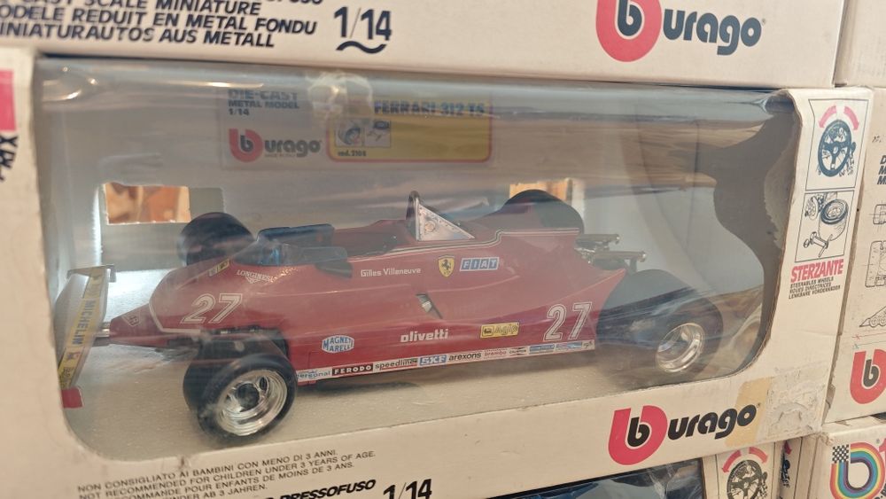Bburago формули в размер 1/14 от 80-те години