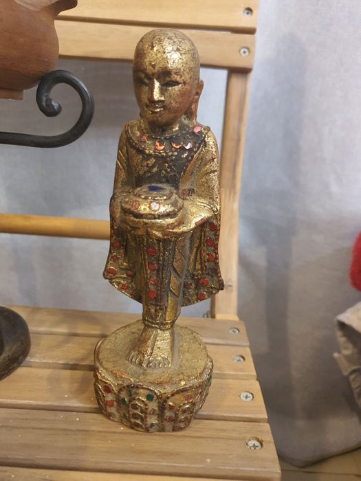 4 Obiecte Decorative Lucrate Manual (Lemn Tec Myanmar, Ceramică)