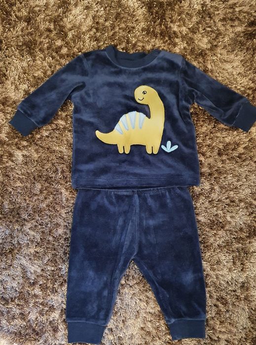 Set bluză și pantaloni din velur H&M, m62