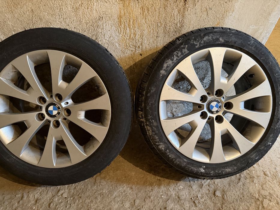 Jante Bmw, cu anvelope 245/45r18 originale.