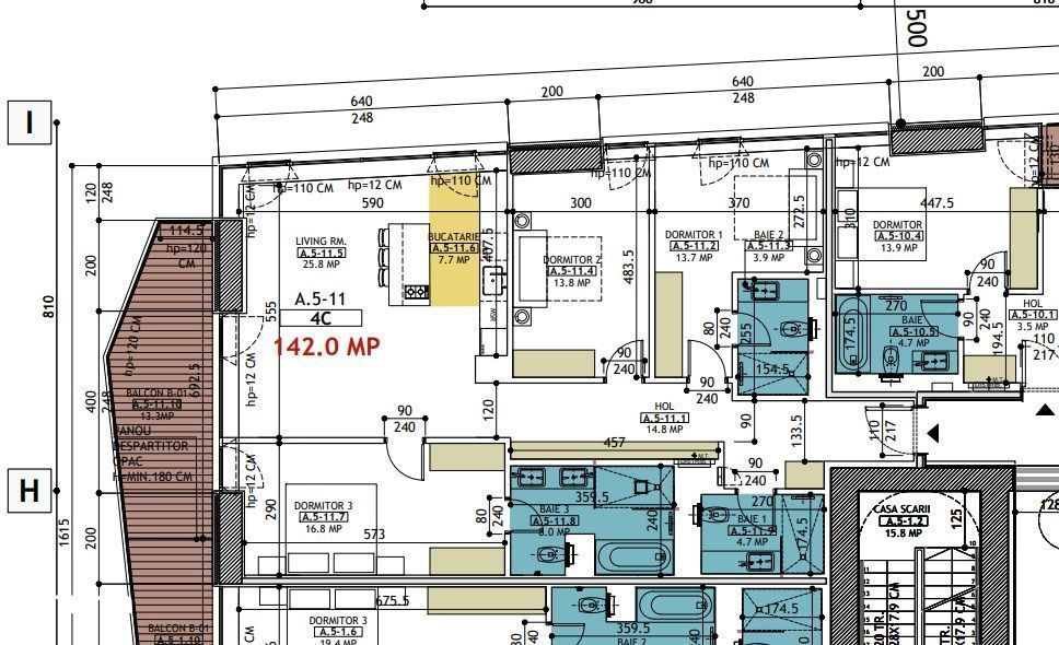 Apartament luminos cu 4 camere în One Verdi Park | Floreasca