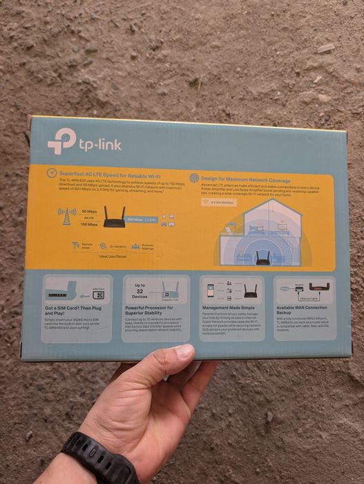 4G роутер, модем TP-Link