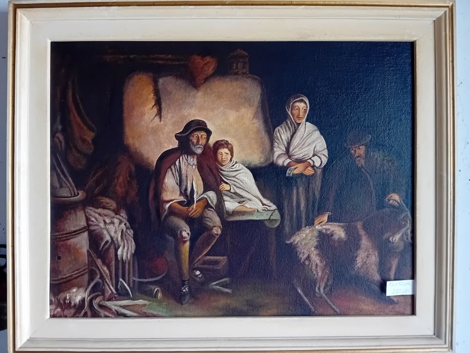 Ulei pe pânză vechi