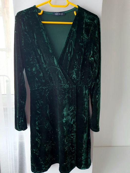 Rochie verde catifea S/M