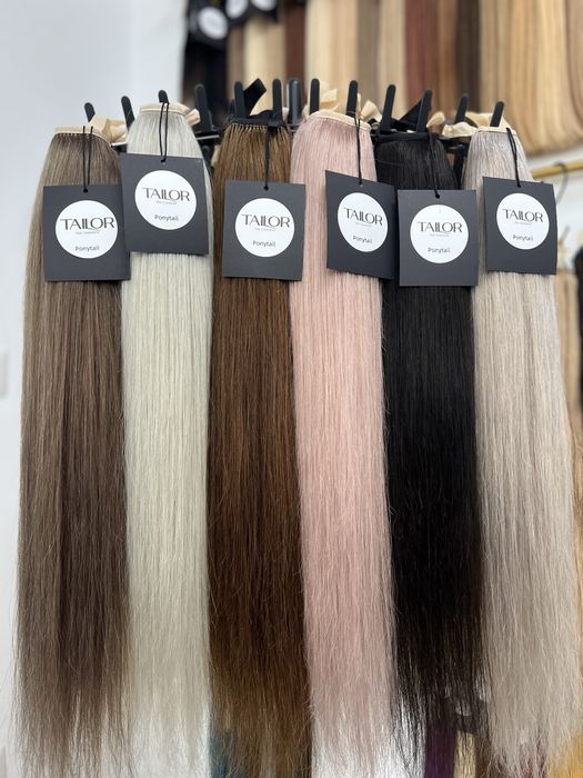 Coada din par natural - extensii naturale